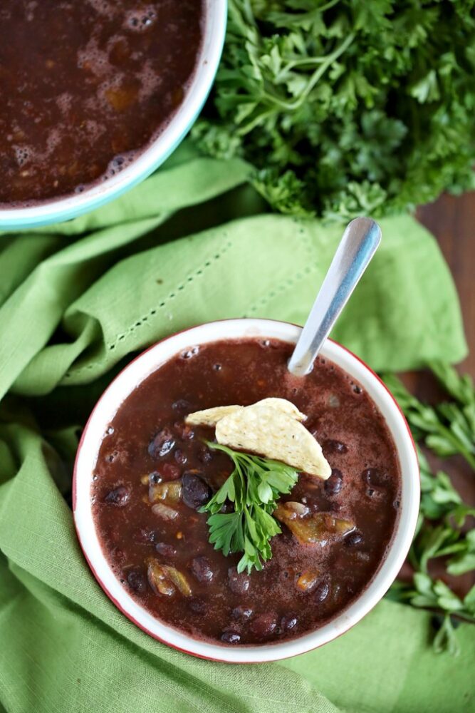 Weight Watchers Simple Black Bean Chili Recipe