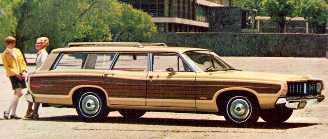 wood panel station wagon