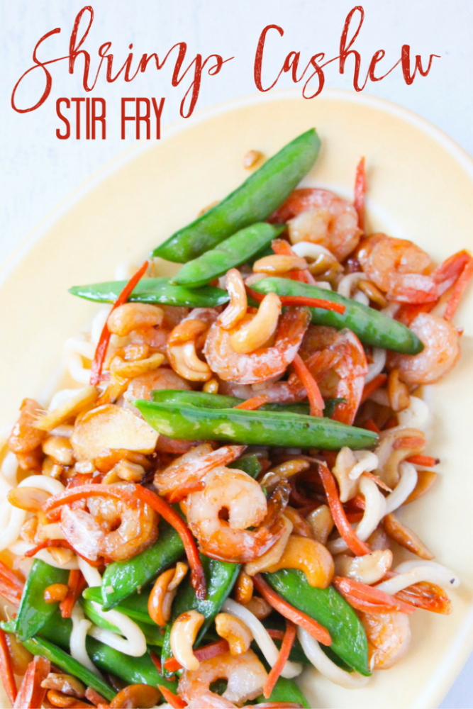 Easy Shrimp Cashew Stir Fry