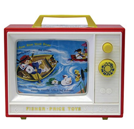 Fisher-Price television and other classic toys we loved as kids.