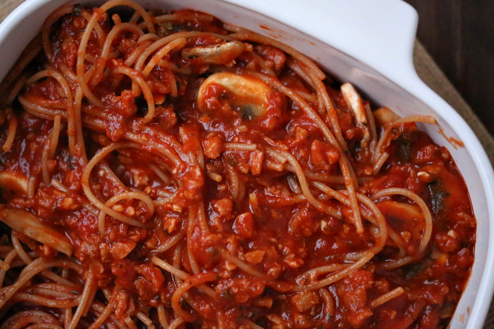 Weight Watchers Friendly Spaghetti Bake Slap Dash Mom