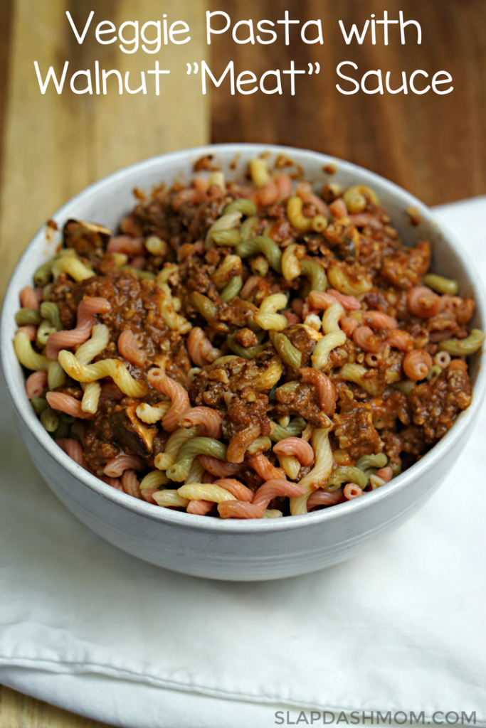 Easy Vegan Pasta Sauce with Walnuts - Slap Dash Mom