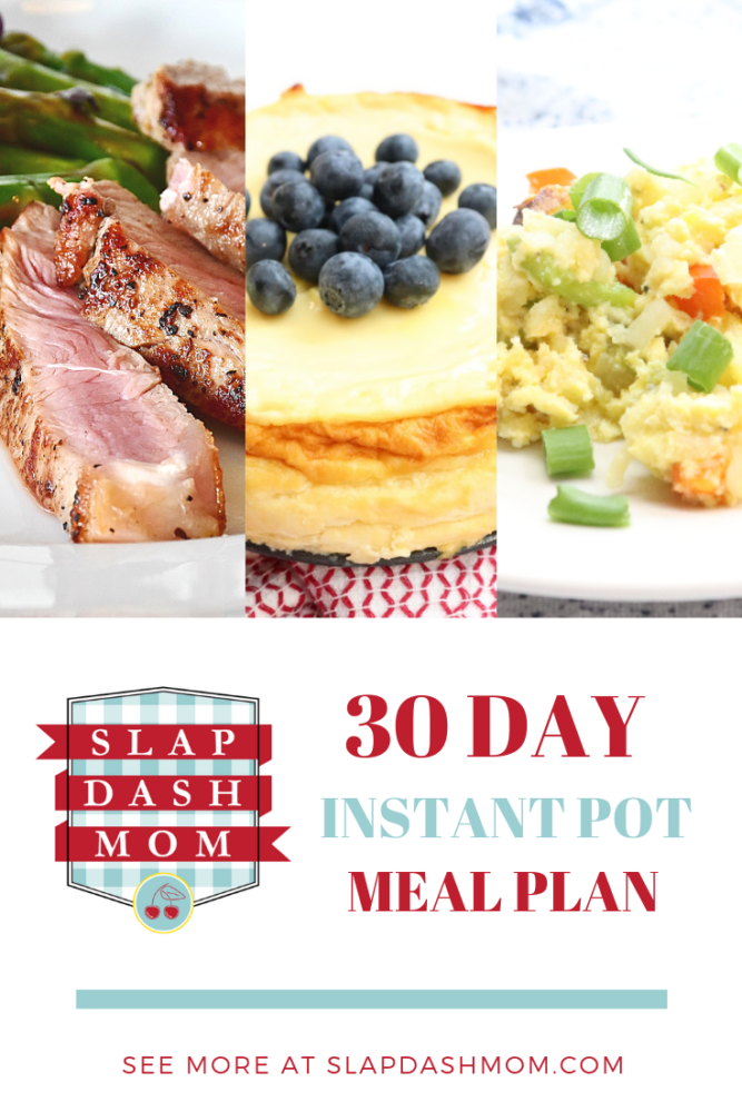 30 Day Instant Pot Meal Plan