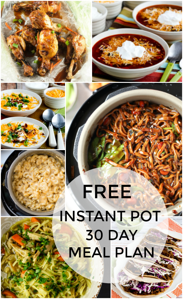 Free 30 Day Instant Pot Meal Plan - Slap Dash Mom