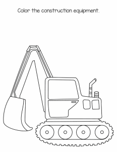 Free Printable Preschool Construction Printables - Slap Dash Mom