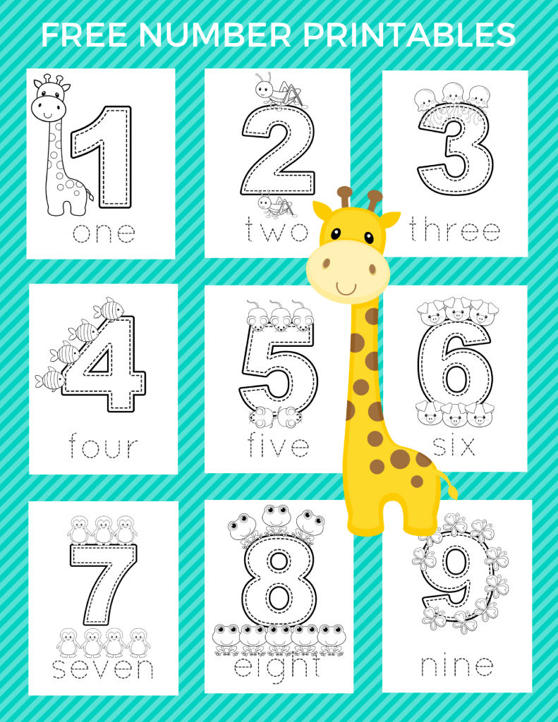 Printable Numbers For Preschoolers