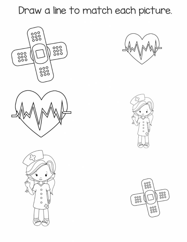 Free Preschool Printable Health Activity Book - Slap Dash Mom
