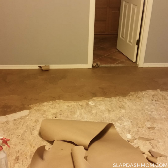 Paper Bag Floor Diy Easy Step By Step Tutorial Slap Dash Mom