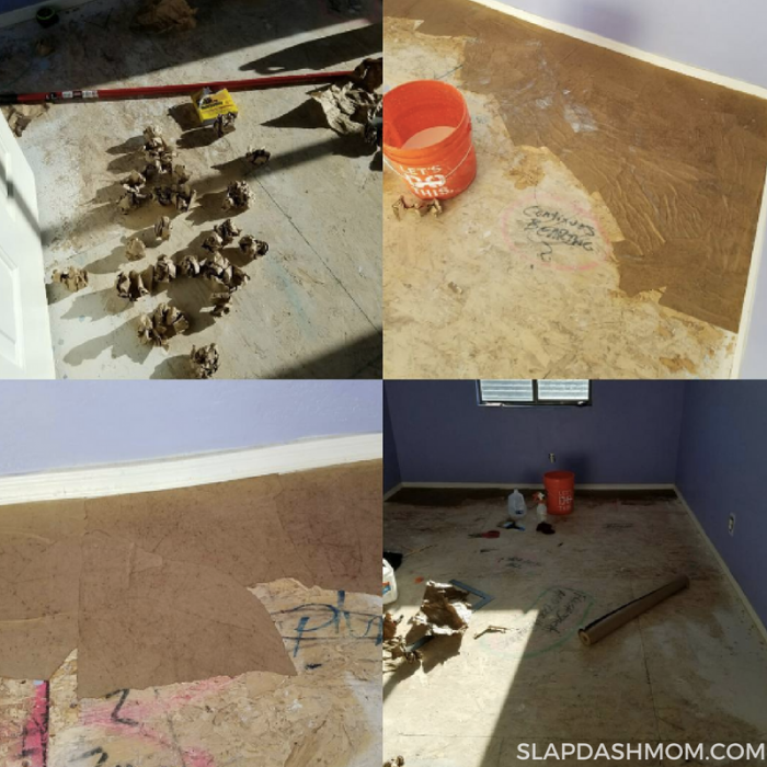 Paper Bag Floor  DIY Instructions - New England