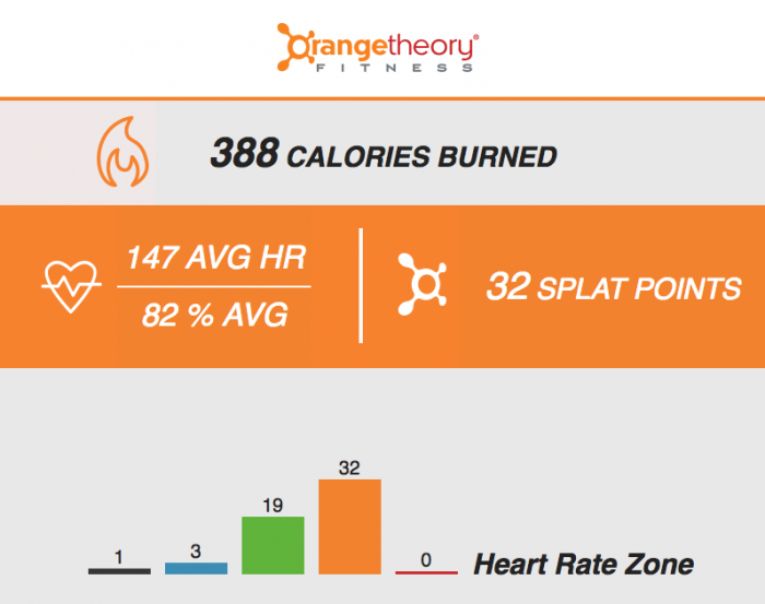 Orange Theory Performance Summary