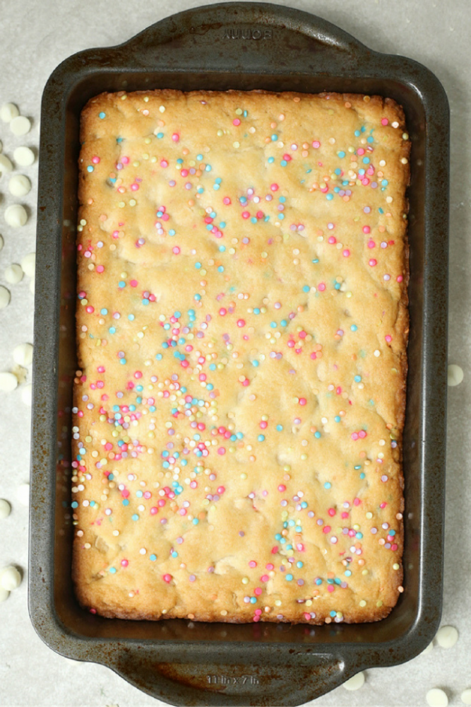 Golden Cake Mix Cookie Bars