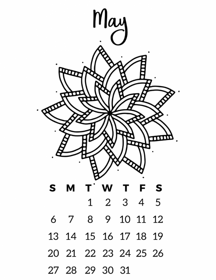 Free Printable 2018 Calendar