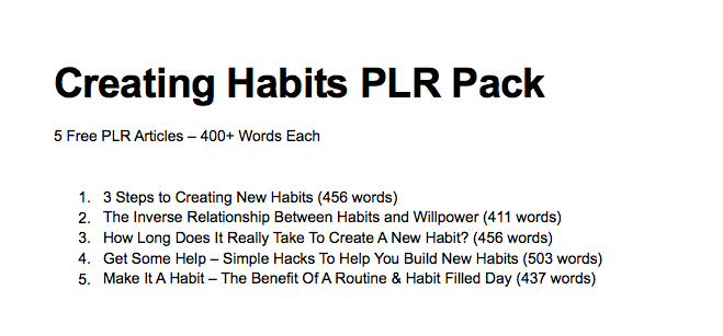 how to use plr for blogs