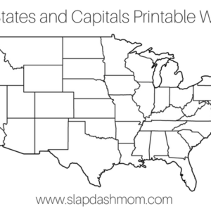 Free 50 States Lapbook Resources and Printables - Slap Dash Mom