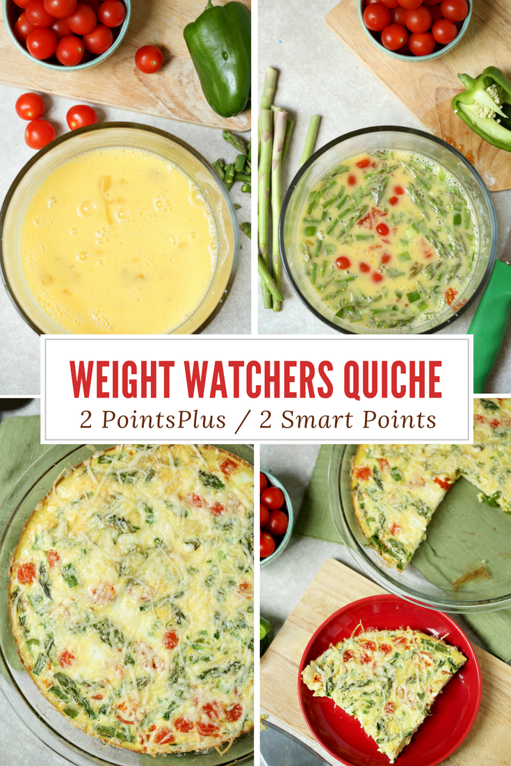 Weight Watchers Friendly Quiche Recipe 1 Smart Point / FREESTYLE