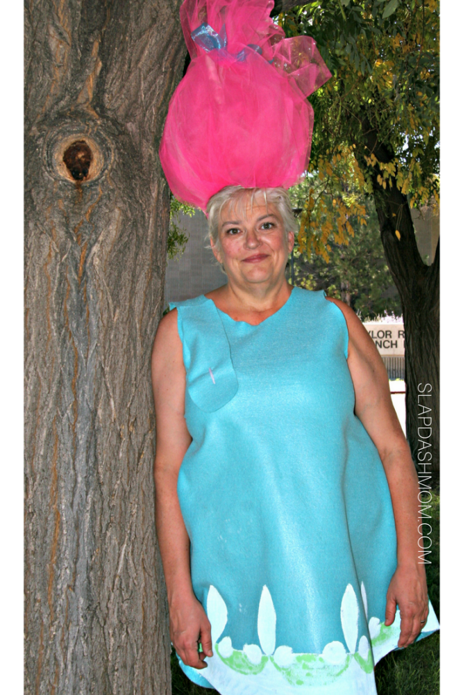 No Sew Treasure Troll Adult Halloween Costume