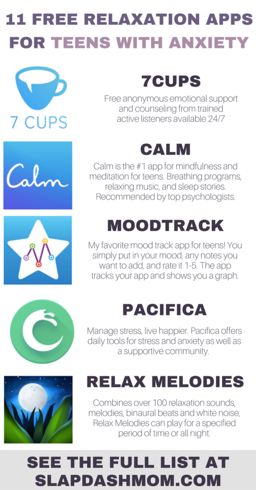 Free Relaxation Apps for Teens With Anxiety