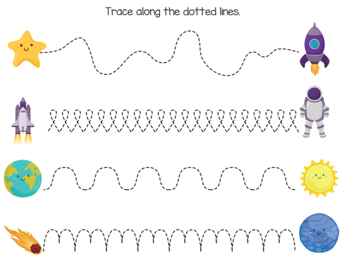 solar system preschool printables