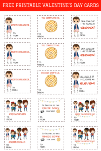 Stranger Things Valentines Cards - Slap Dash Mom