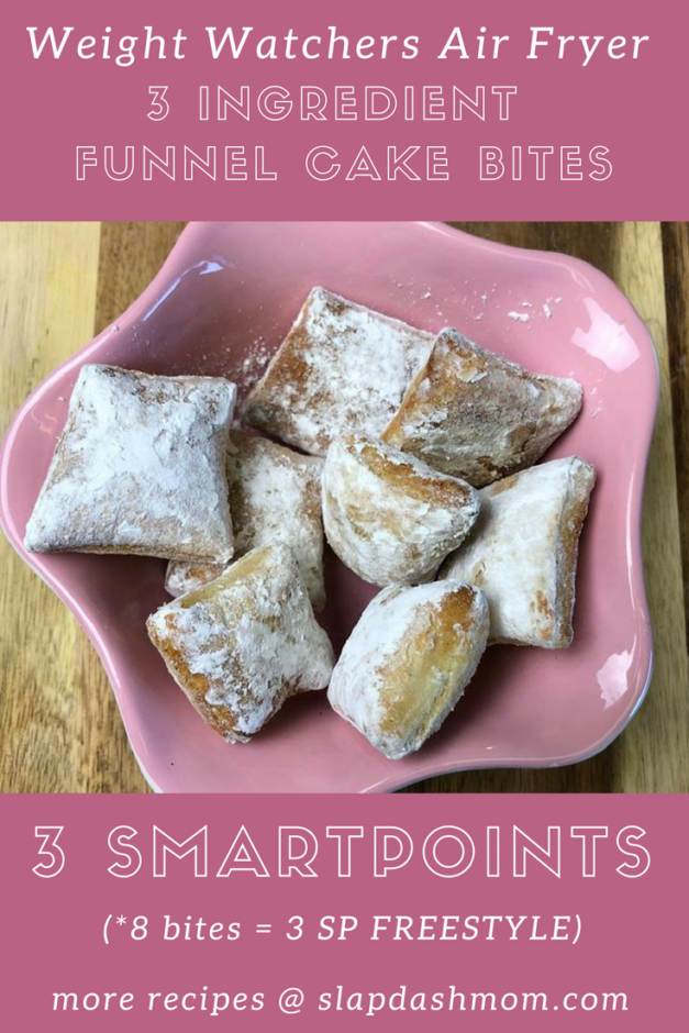 Air Fryer Funnel Cake Bites 3 SP for 8 Weight Watchers Freestyle