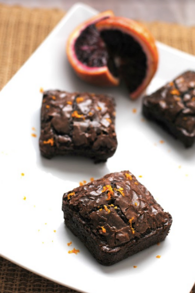 Blood Orange Brownies Using Olive Mill Olive Oil Slap Dash Mom