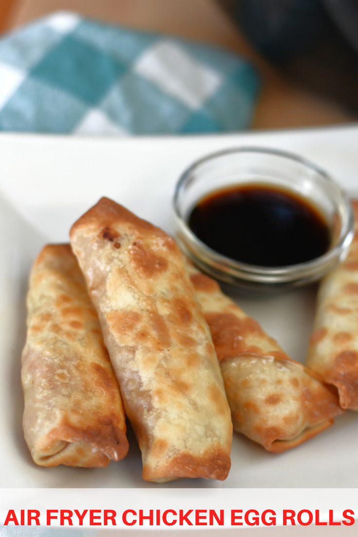 AIR FRYER CHICKEN EGG ROLLS