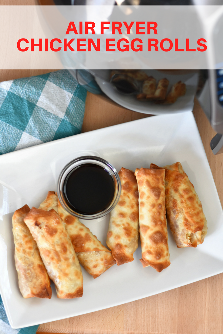 AIR FRYER CHICKEN EGG ROLLS