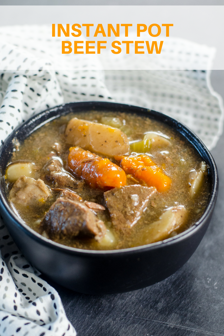 INSTANT POT BEEF STEW