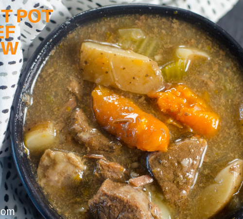 INSTANT POT BEEF STEW