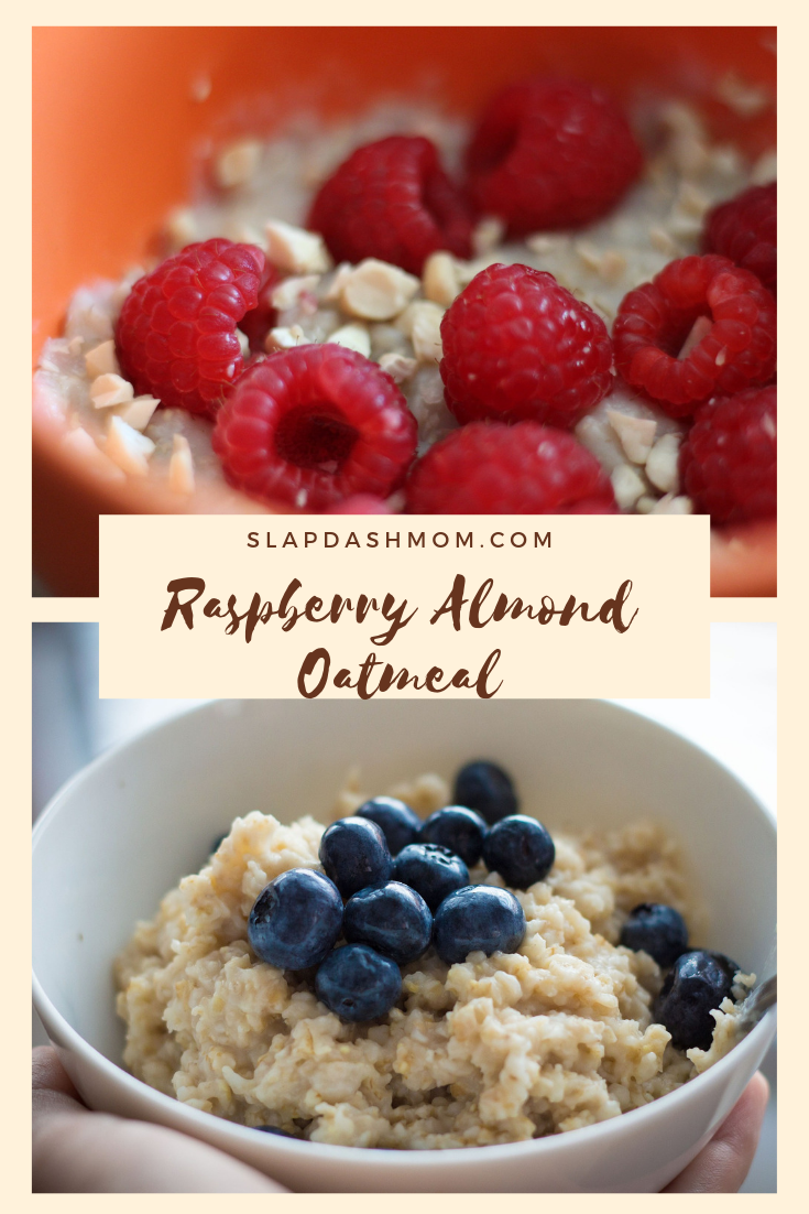 Raspberry Almond Oatmeal