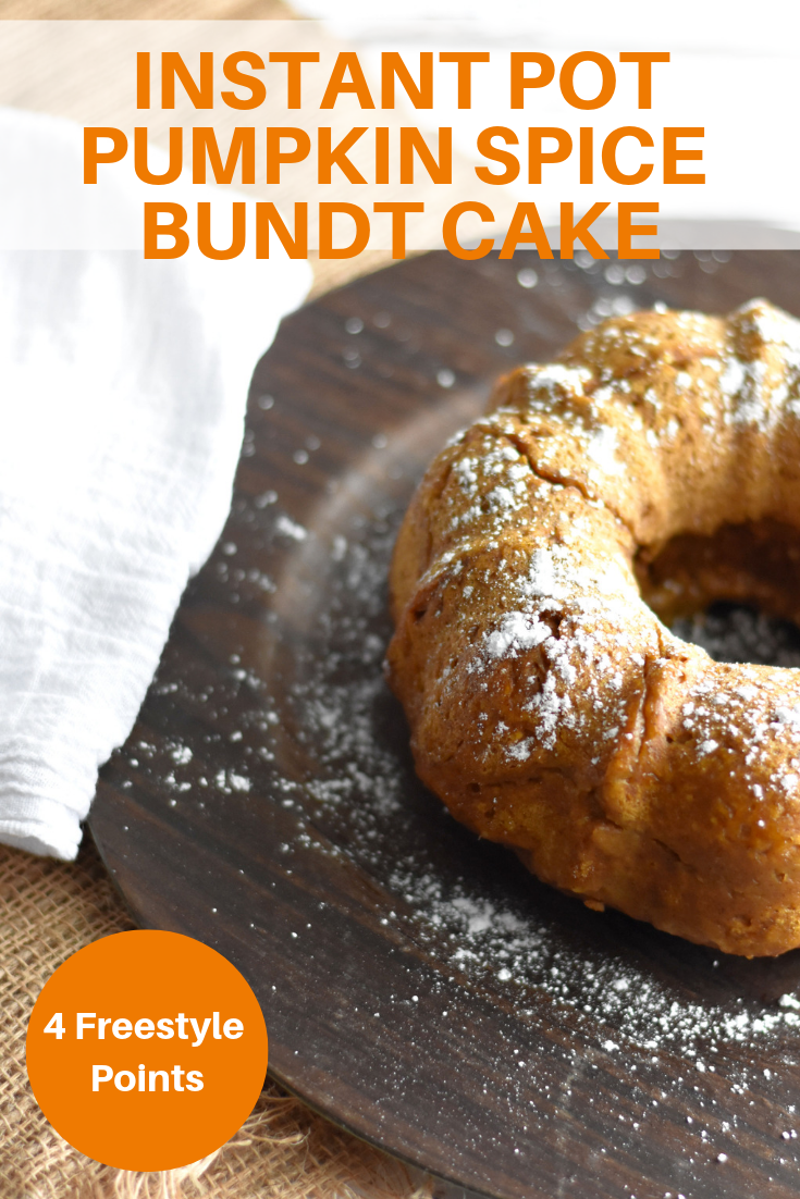 Instant Pot Pumpkin Spice Bundt Cake