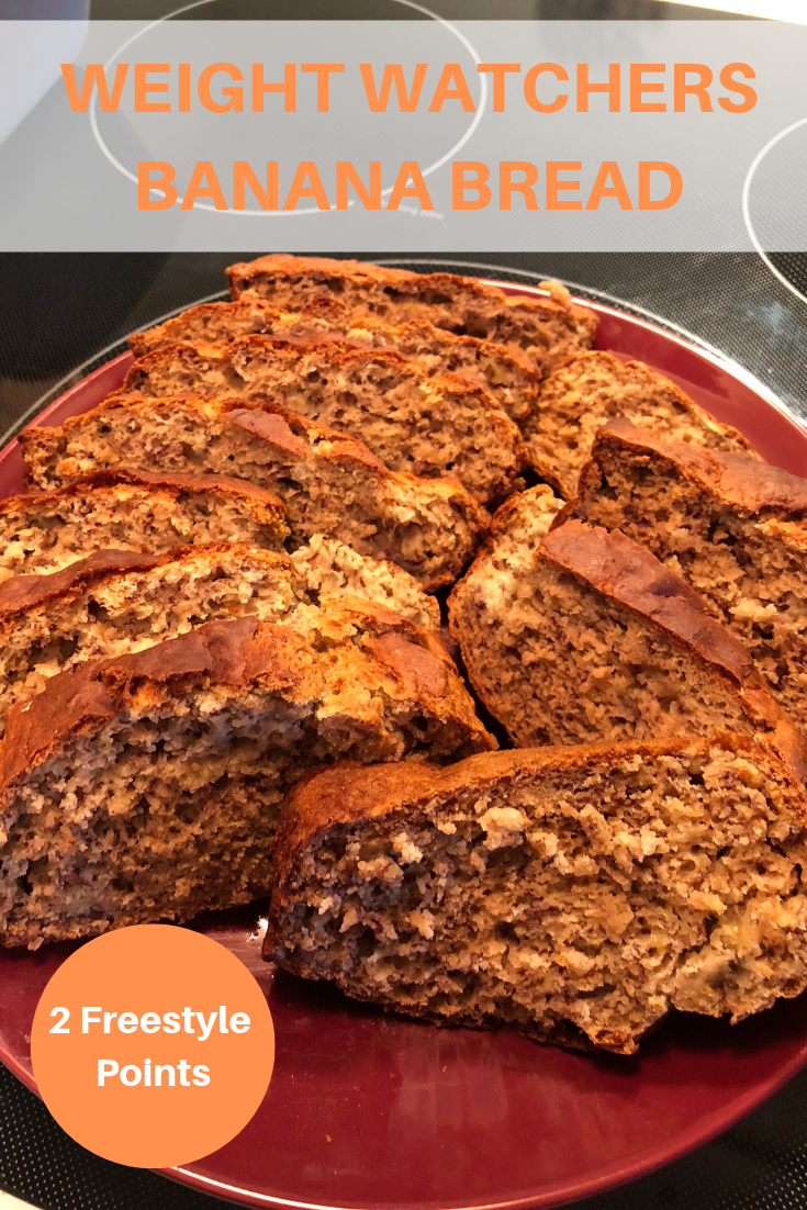 Weight Watchers Banana Bread is a favorite easy breakfast bread recipe! Only 2 FreeStyle SmartPoints per slice means this fits into your daily Weight Watchers meal plan easily! Grab this sweet bread recipe and make it today!