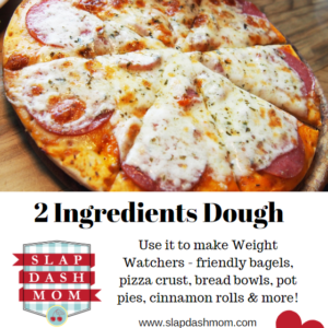 Two Ingredients Pizza Dough - Just 3 WW Points