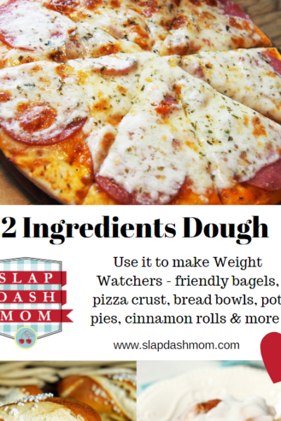 Two Ingredients Pizza Dough - Just 3 WW Points