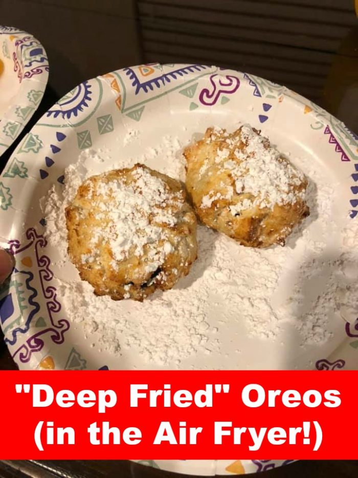 "Deep Fried" Oreos in the Air Fryer
