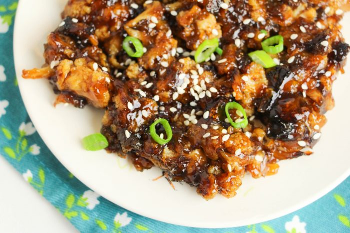 Ginger Sesame Cauliflower