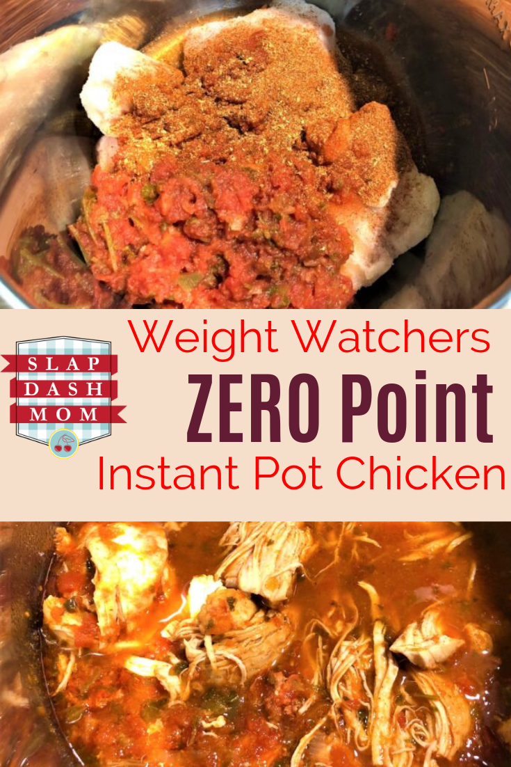 ZERO Point Weight Watchers-Friendly EASY Instant Pot Chicken