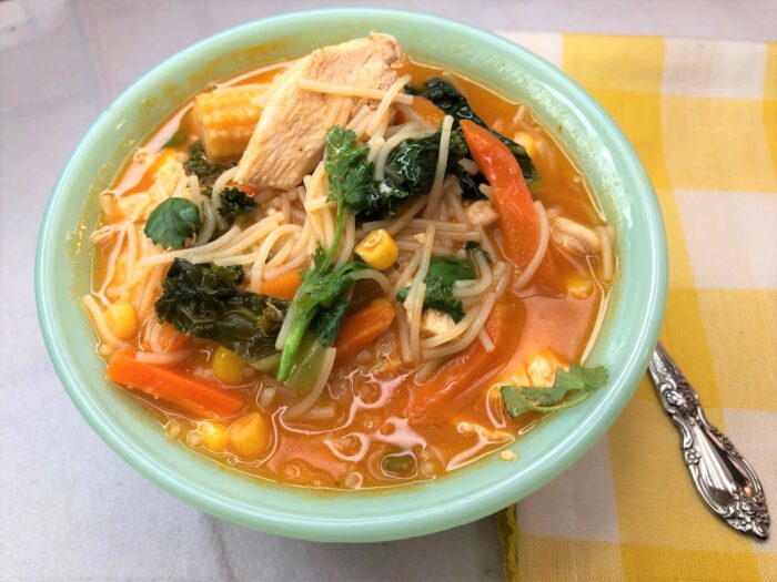 Thai Chicken Curry and Kale Soup - 5 pts