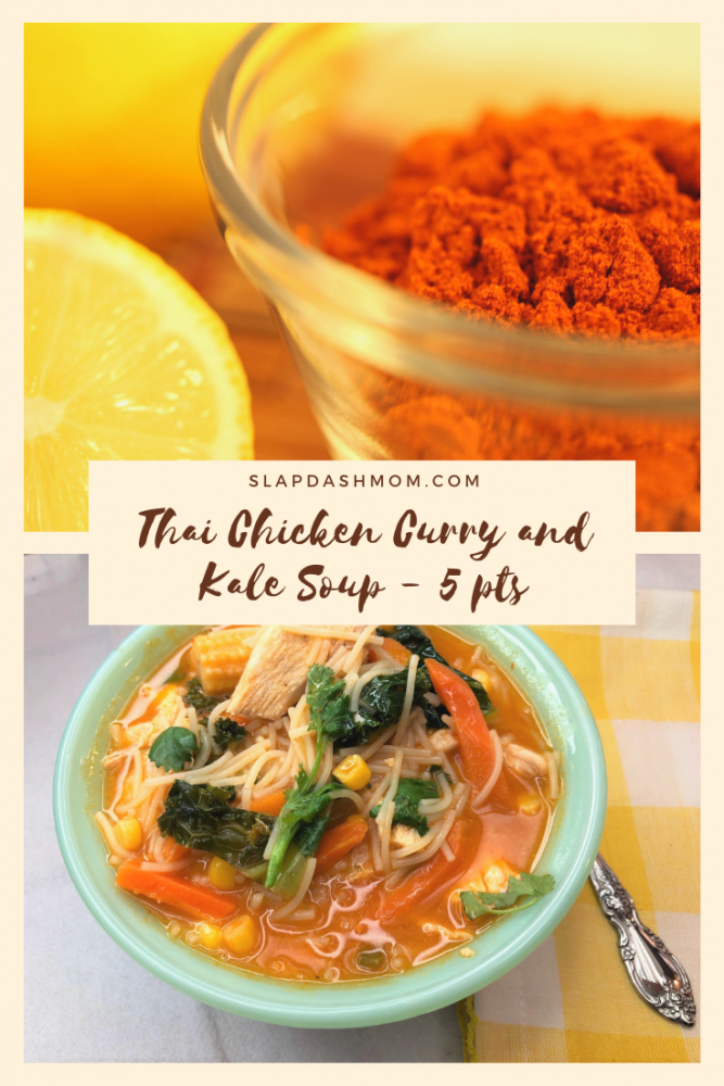 Thai Chicken Curry and Kale Soup - 5 pts