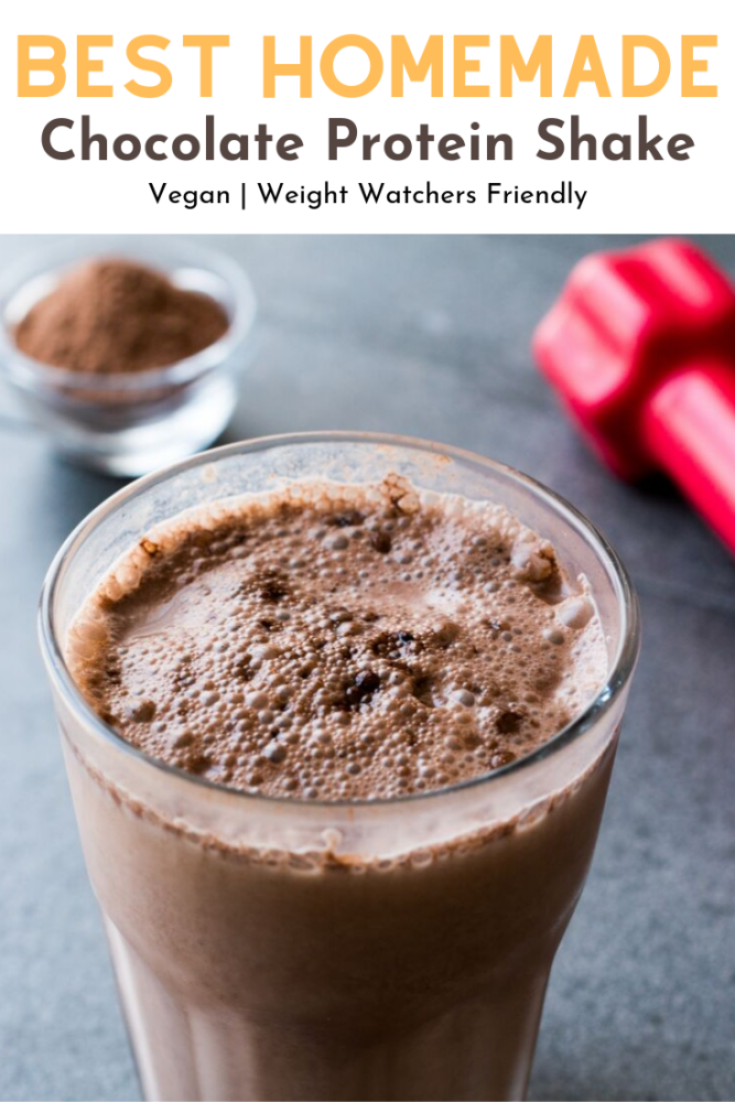 Quick Creamy Chocolate Protein Shake « for weight loss « Clean & Delicious