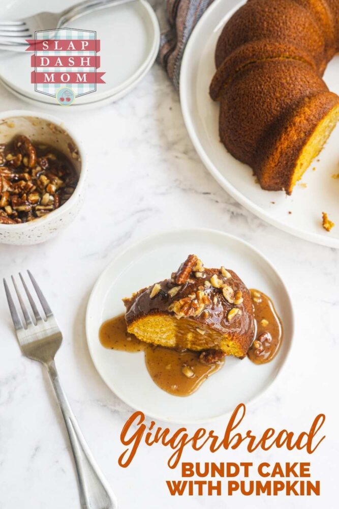 Gluten-Free Gingerbread Bundt Cake - A Dash of Megnut