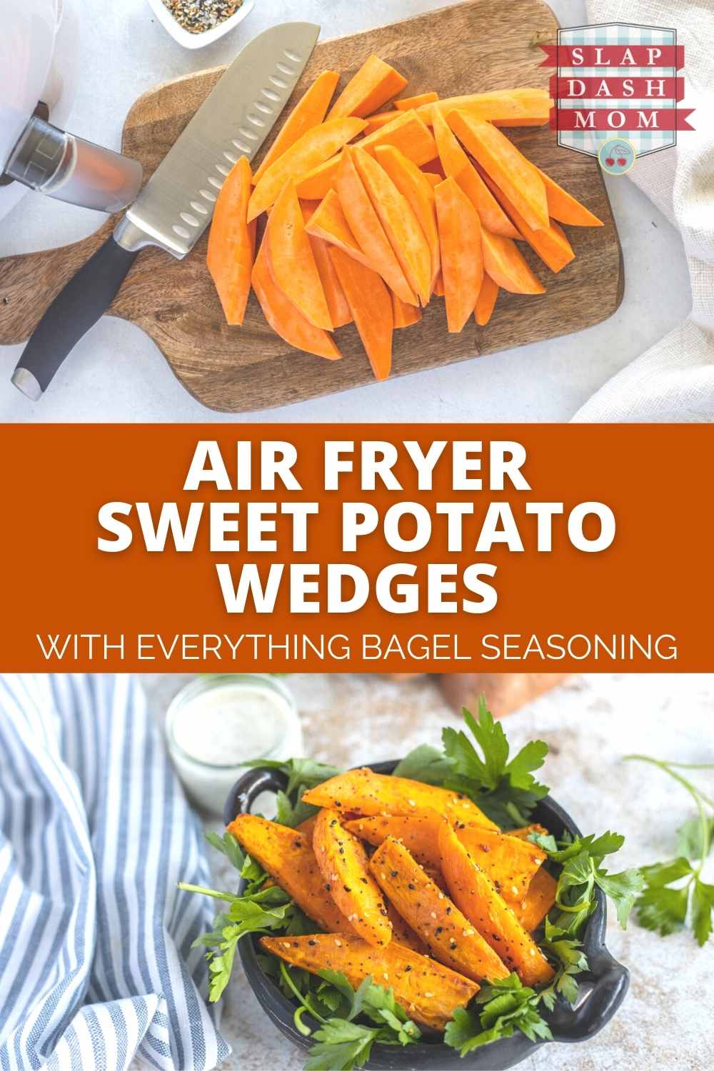 Air Fryer Sweet Potato Wedges Slap Dash Mom