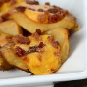 Weight Watchers Inspired Stuffed Potato Skins Recipe