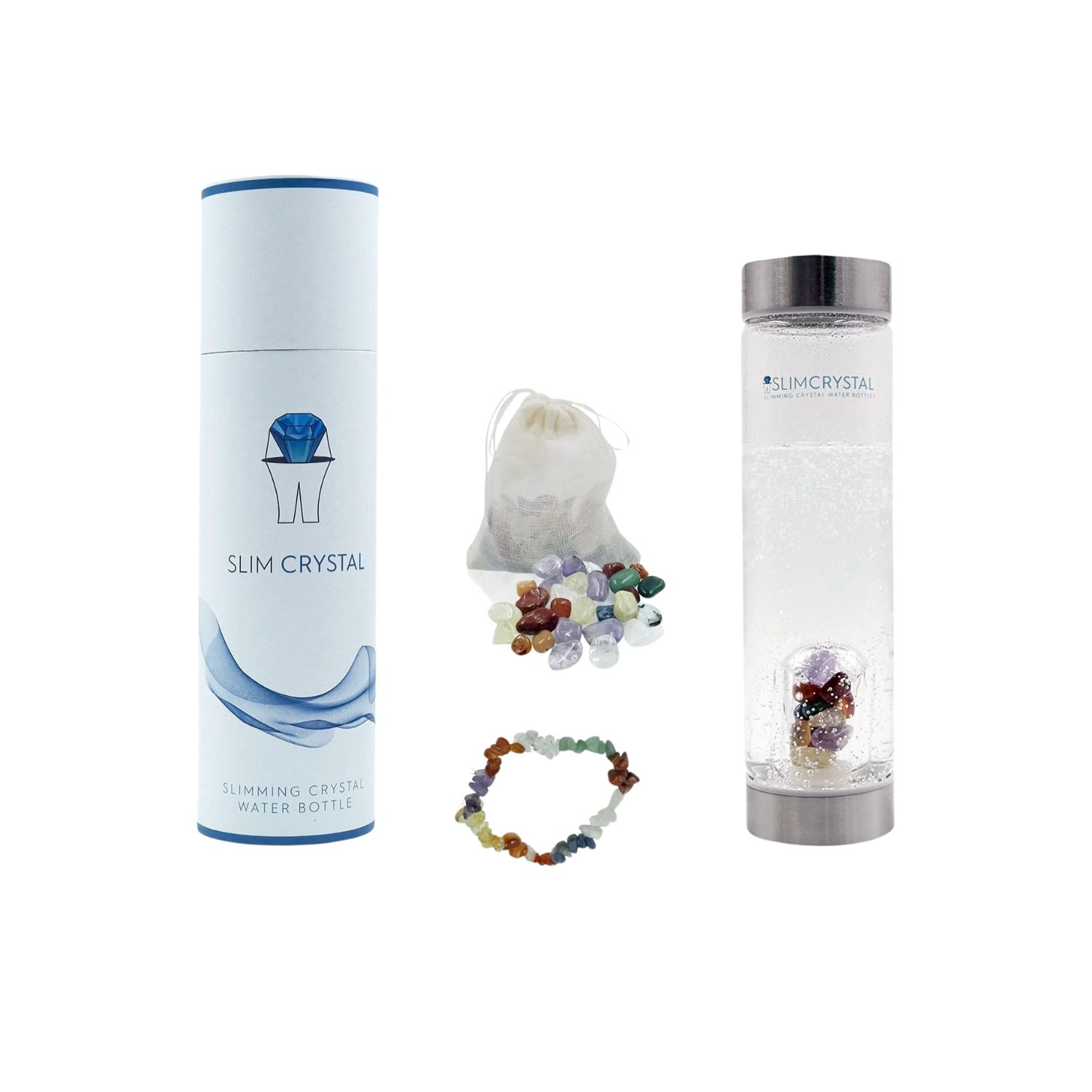 Slim Crystal Water Bottle