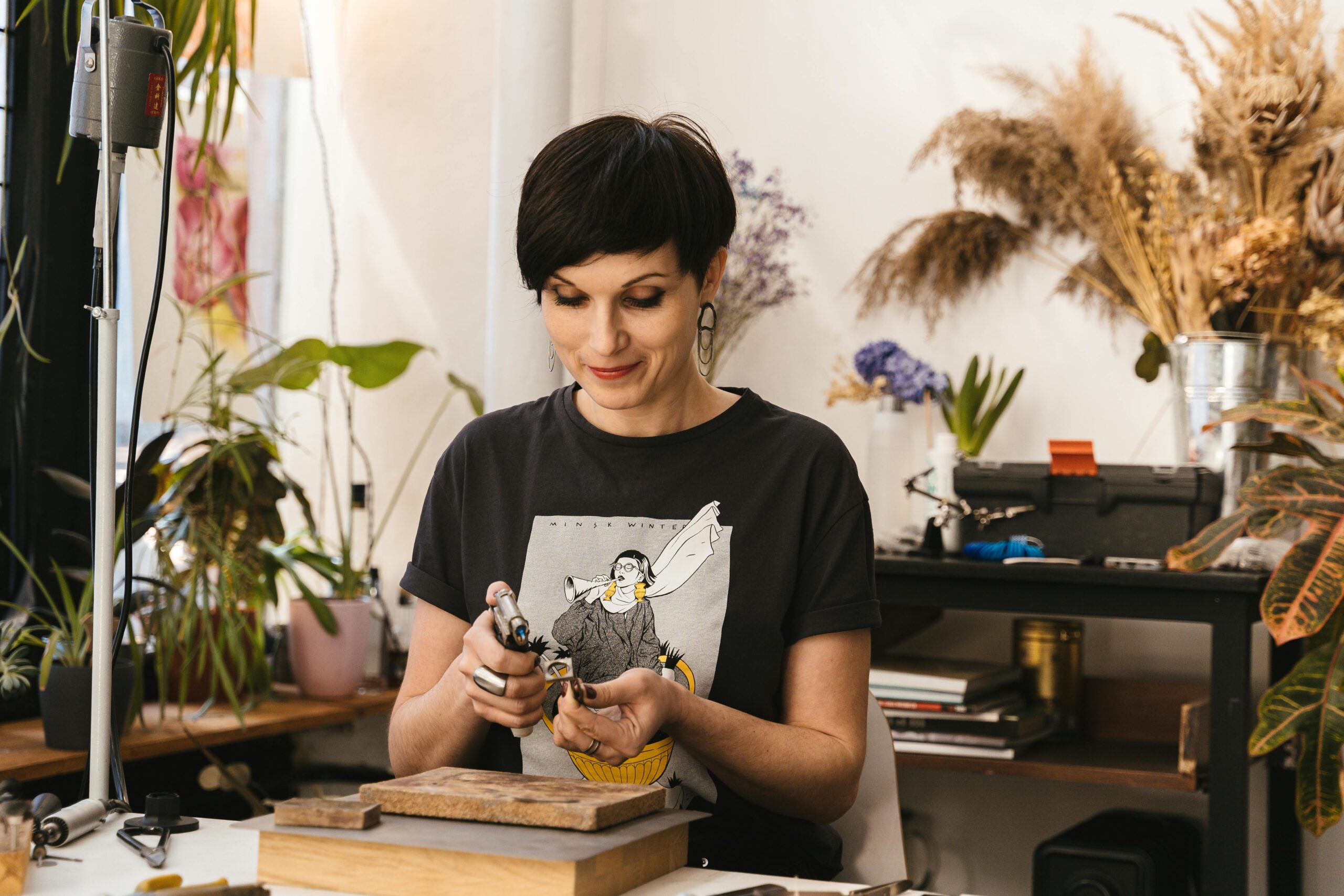 Crafting Relaxation and Wellness through Designing Jewelry and Wearable Art